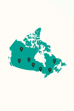 darwynnshipper canada-wide shipping network map