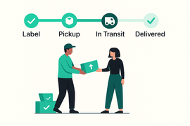 DarwynnShipper Order Tracking Timeline